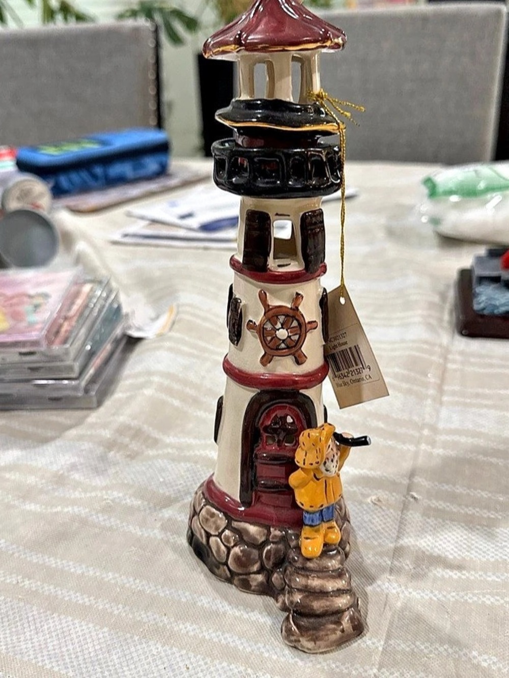 Blue Sky Clayworks Lighthouse Decor NWT